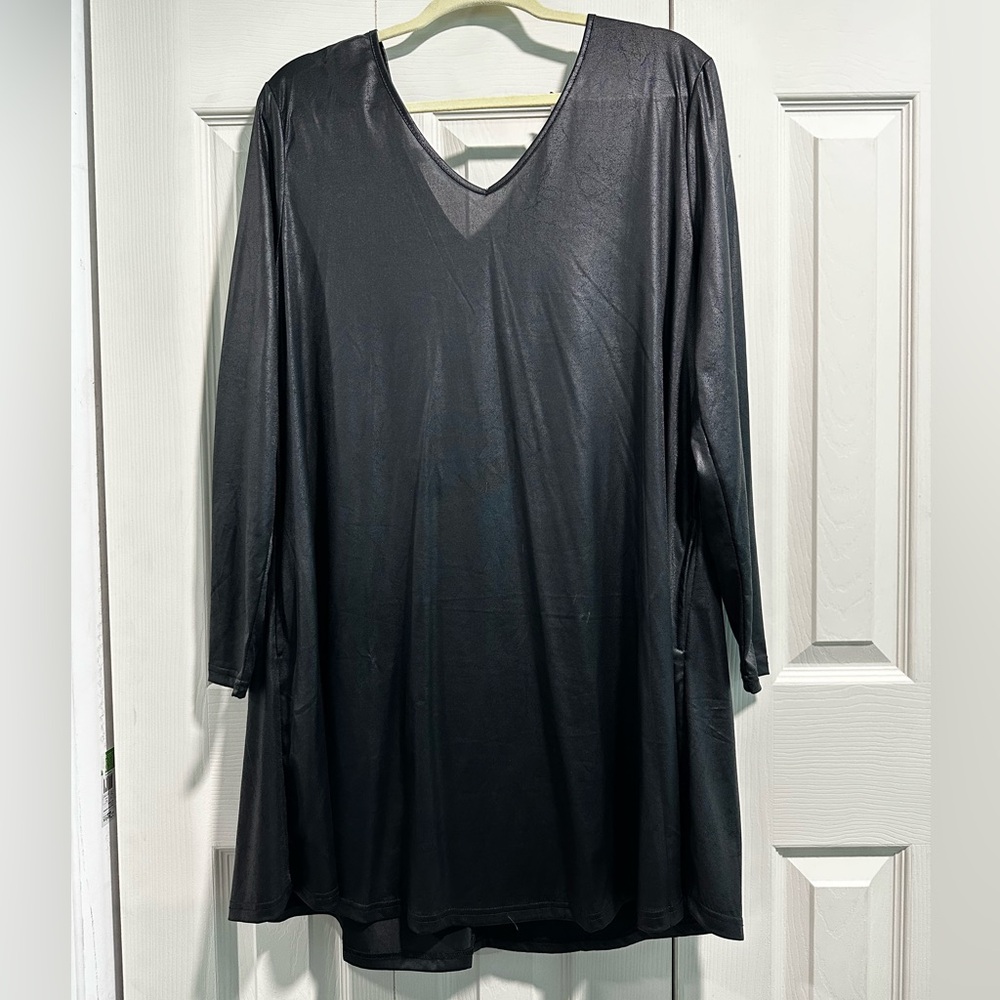 Crazy Train Black Tunic Top